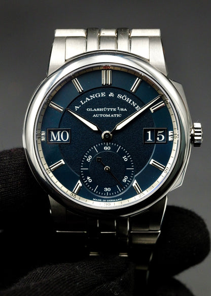A. Lange & Sohne Odysseus 363.179 Stainless Steel Blue Dial