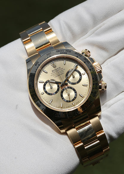 Rolex Daytona 126508 18K Yellow Gold Champagne Dial