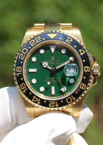 Rolex GMT Master II 116718LN Green Dial – Haute Time Trading LLC