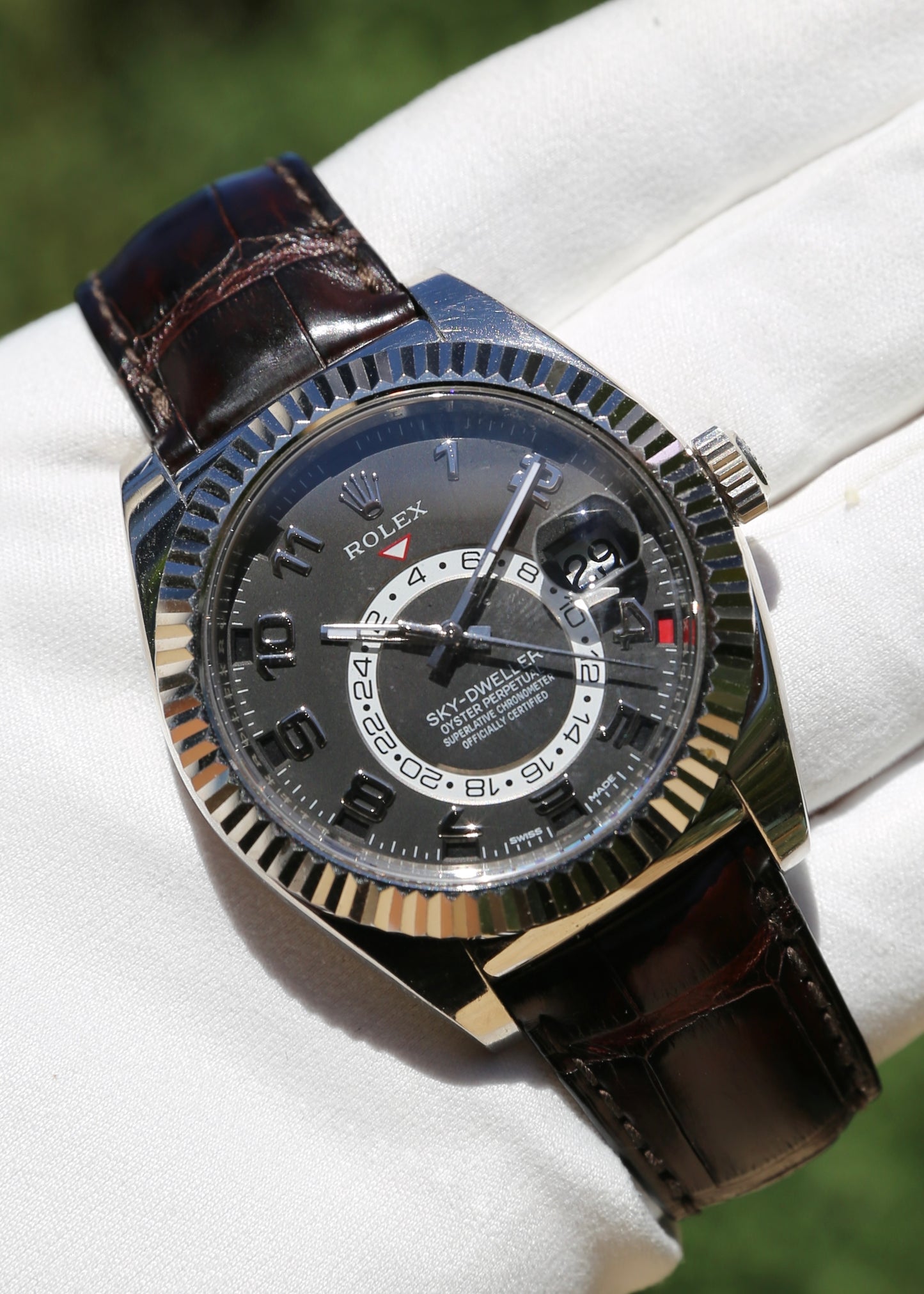 Rolex Sky Dweller 18K White Gold 326139