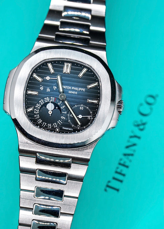 Patek Philippe Nautilus Moonphase 5712/1A Tiffany Stamped Dial