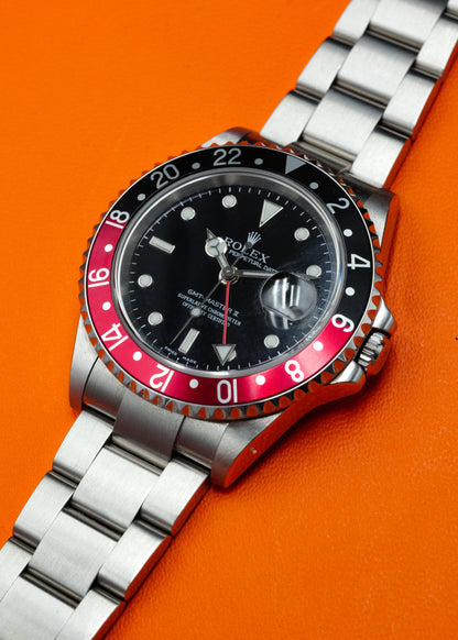 Rolex GMT Master II "Coke" No Holes Case