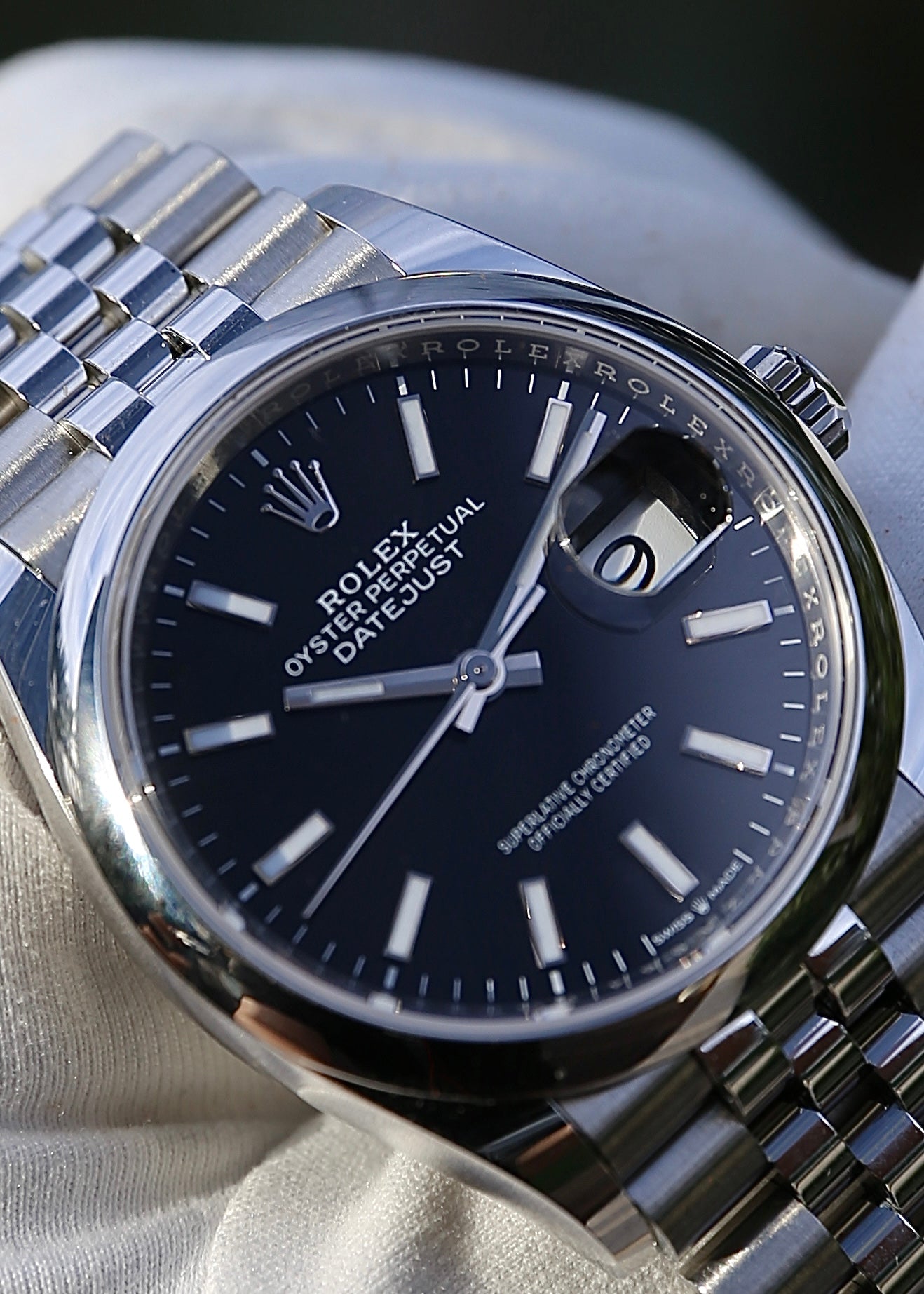Rolex Datejust 36mm 126234 Black Dial Jubilee