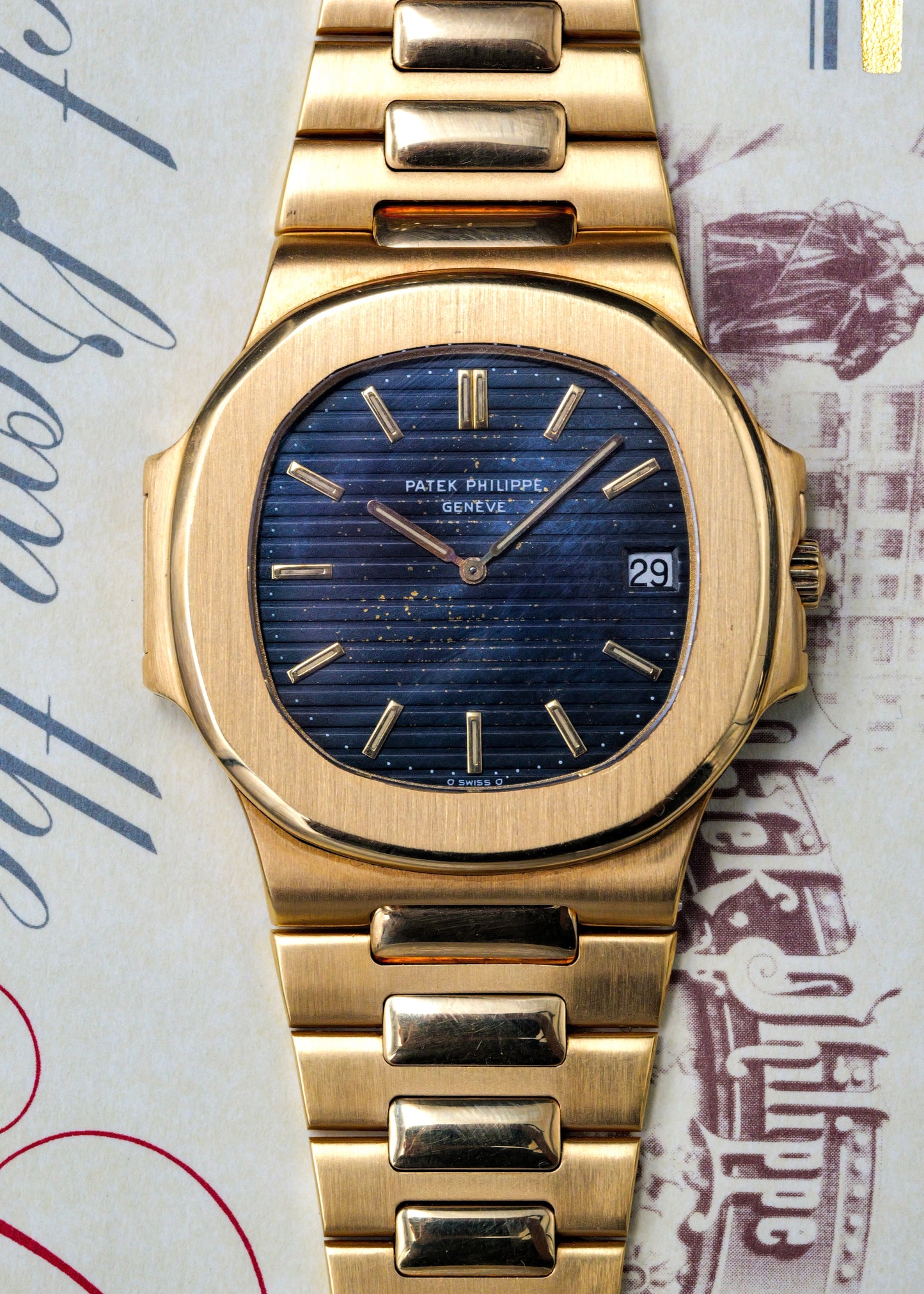 Patek Philippe Nautilus 3700/11J "Jumbo" Yellow Gold Rare Second Series