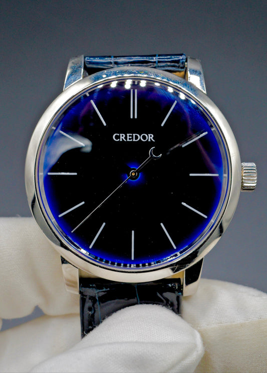 Credor Eichi II Platinum Blue Enamel Dial