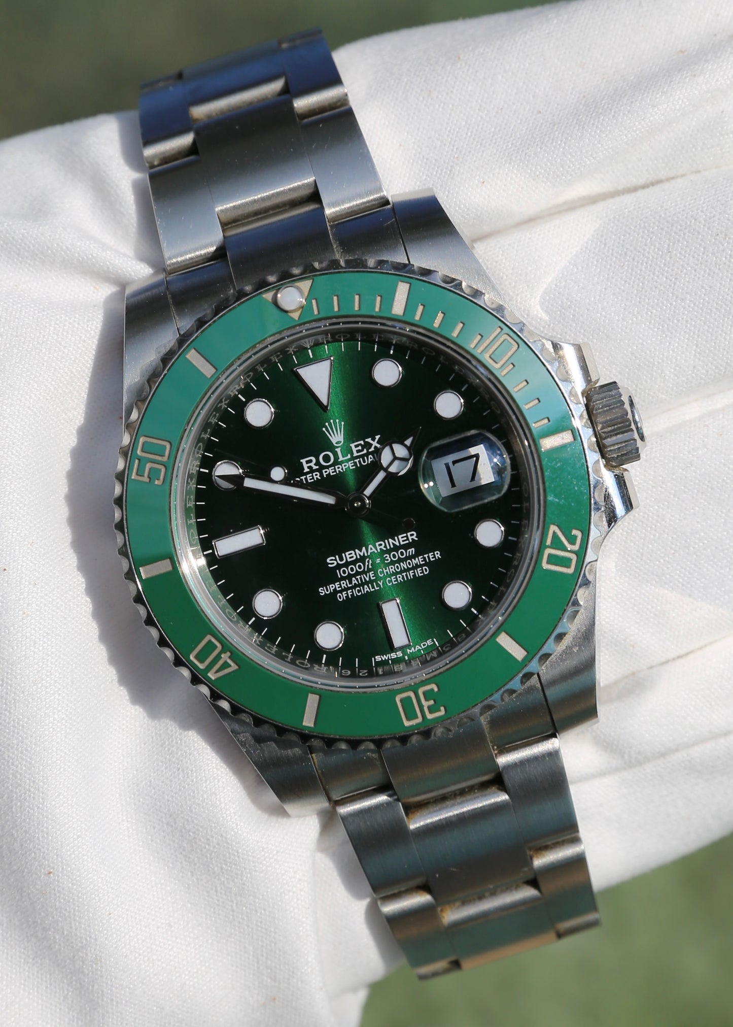 Rolex Submariner 50th Anniversary Green Dial 116610LV "Hulk"