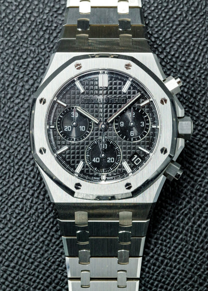 AP Royal Oak Chronograph 26240ST Black 50th Anniversary
