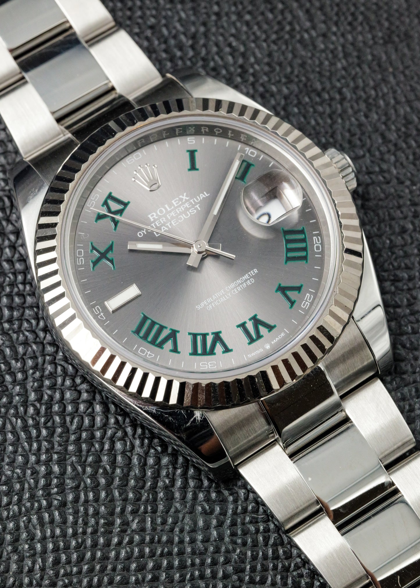 Rolex Datejust 41mm 126334 Wimbledon Dial Oyster