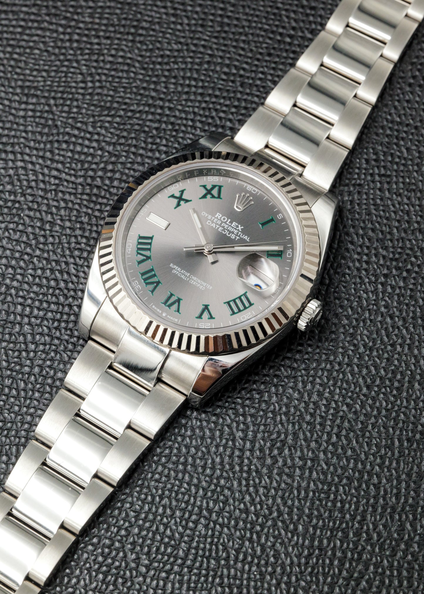 Rolex Datejust 41mm 126334 Wimbledon Dial Oyster