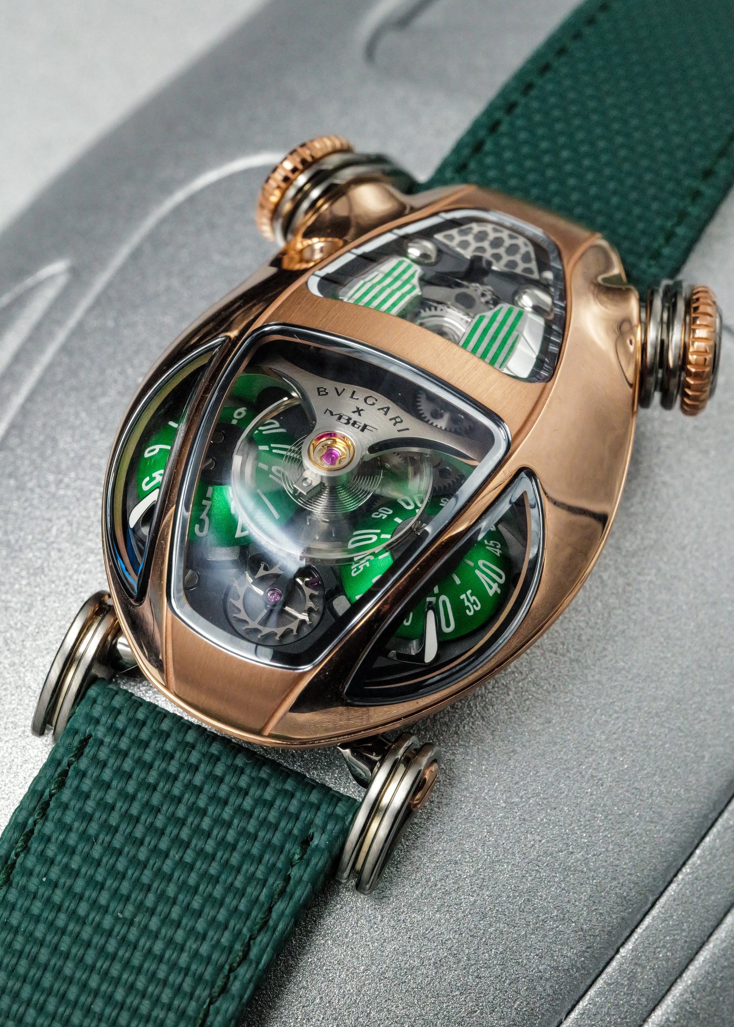 MB&F X Bvlgari Serpenti Rose Gold
