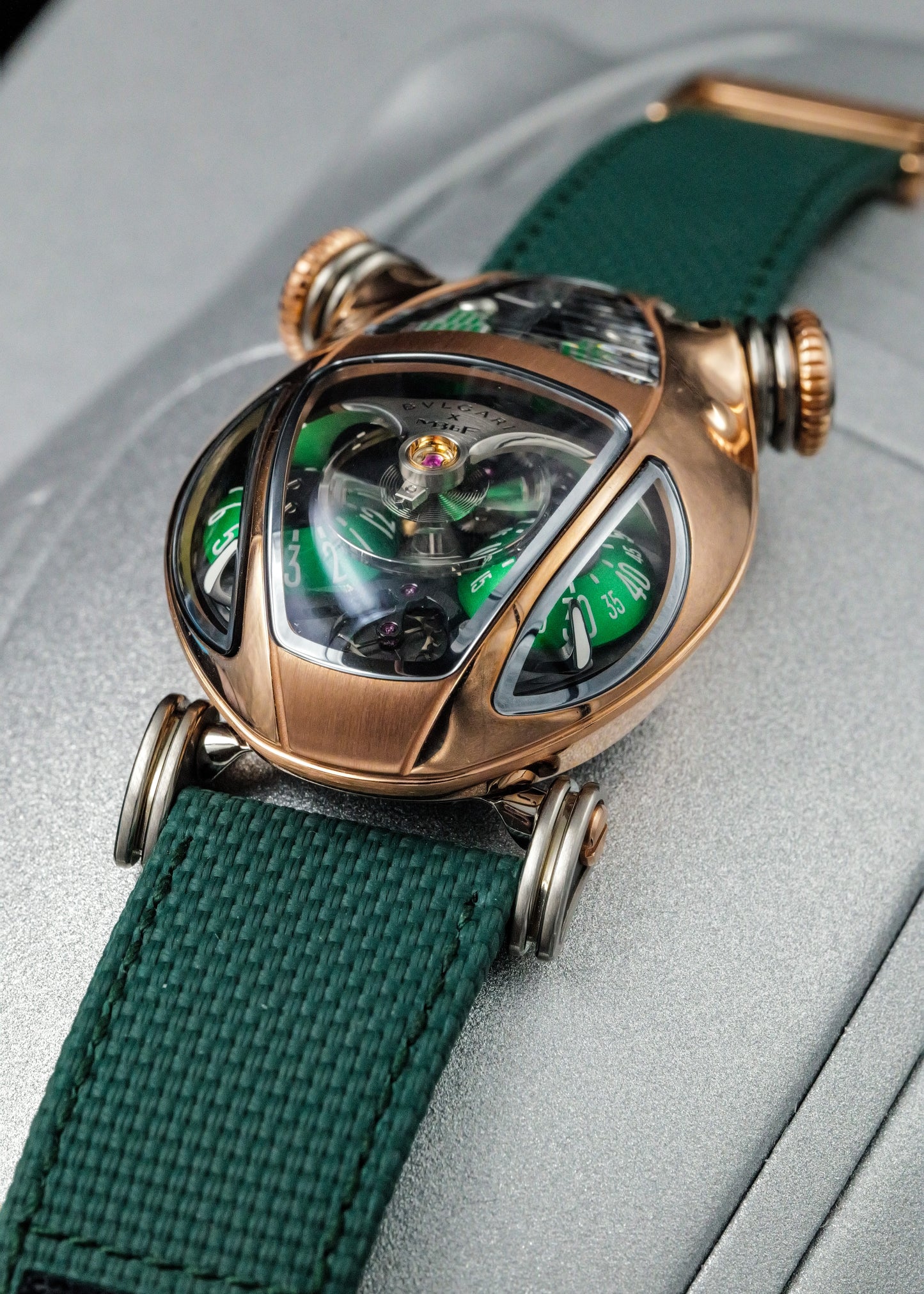 MB&F X Bvlgari Serpenti Rose Gold