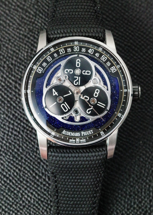 AP CODE 11:59 Starwheel 15212NB White Gold Black Ceramic