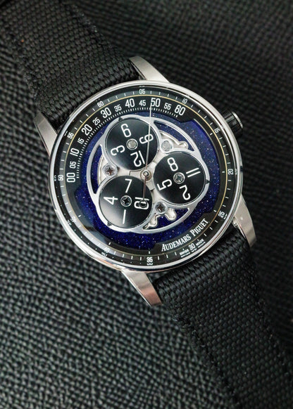 AP CODE 11:59 Starwheel 15212NB White Gold Black Ceramic