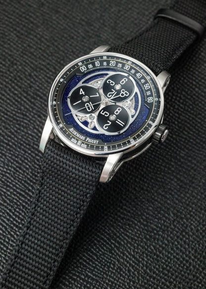 AP CODE 11:59 Starwheel 15212NB White Gold Black Ceramic