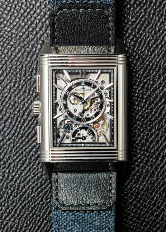 Jaeger-LeCoultre Reverso Tribute Chronograph Q389848J Stainless Steel