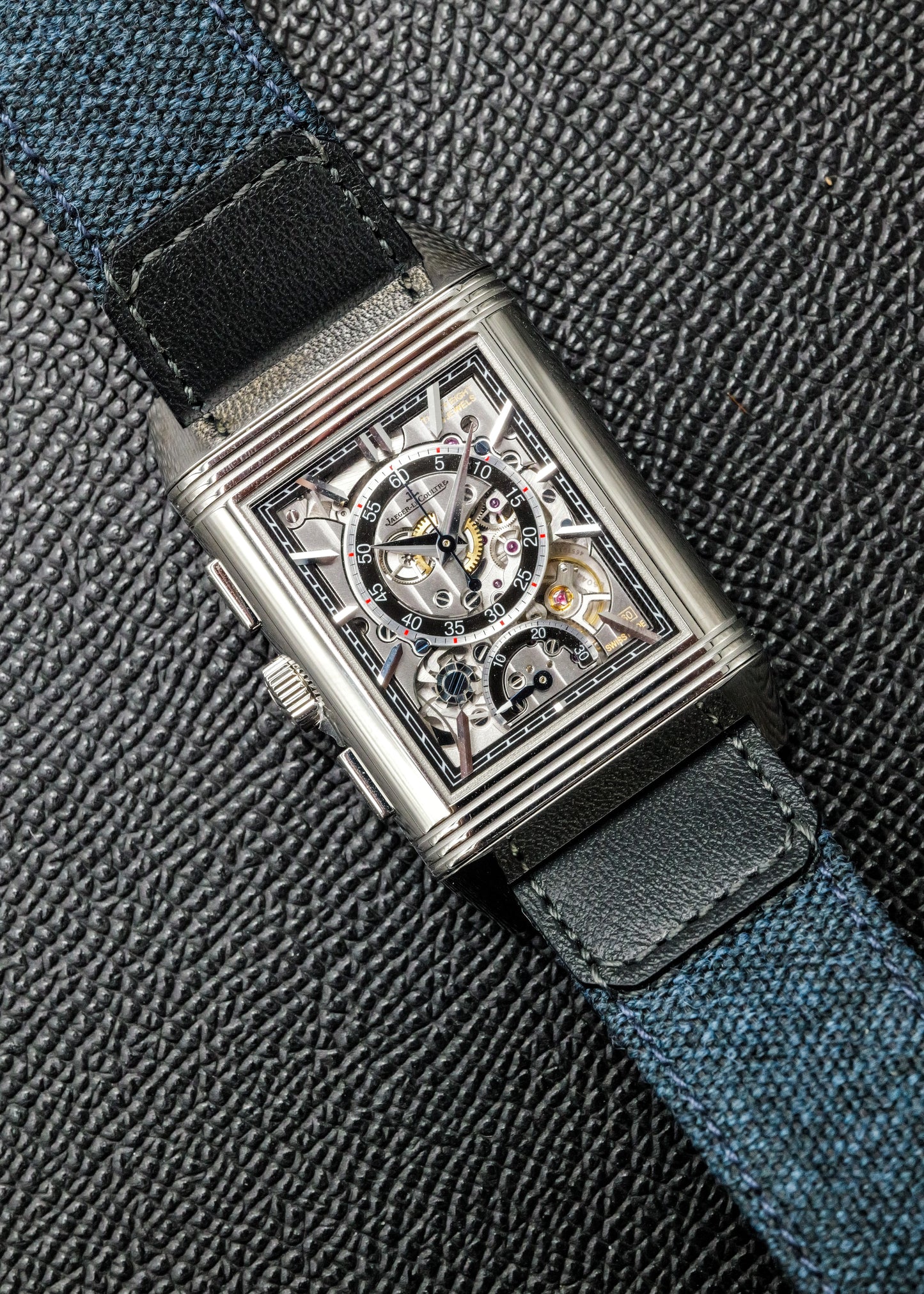 Jaeger-LeCoultre Reverso Tribute Chronograph Q389848J Stainless Steel