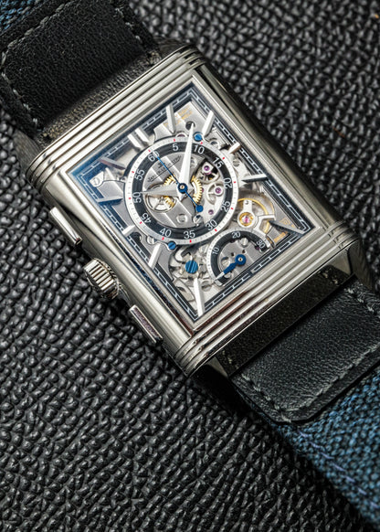 Jaeger-LeCoultre Reverso Tribute Chronograph Q389848J Stainless Steel