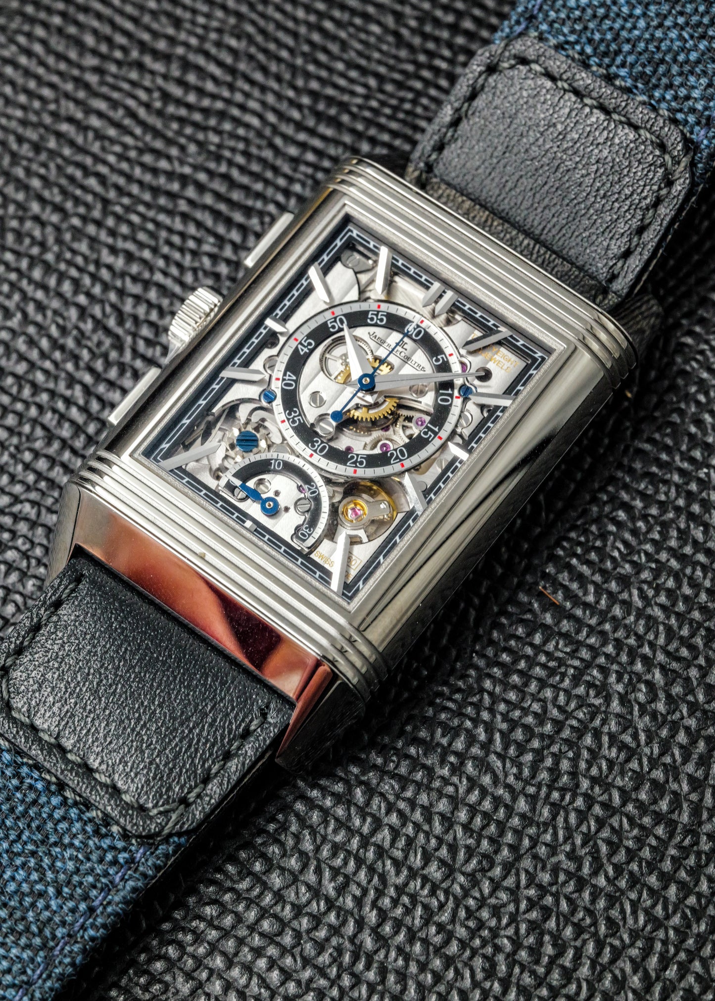 Jaeger-LeCoultre Reverso Tribute Chronograph Q389848J Stainless Steel