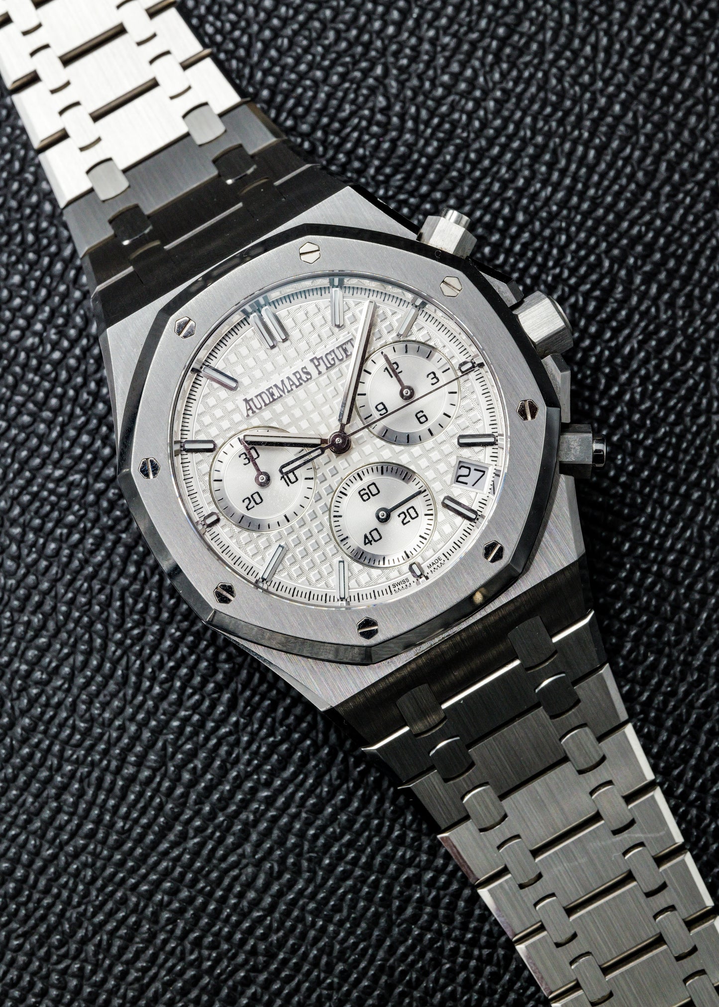 AP Royal Oak Flyback Chronograph 26240ST White Dial