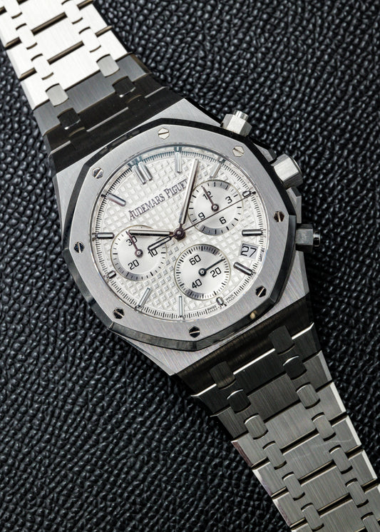 AP Royal Oak Flyback Chronograph 26240ST White Dial
