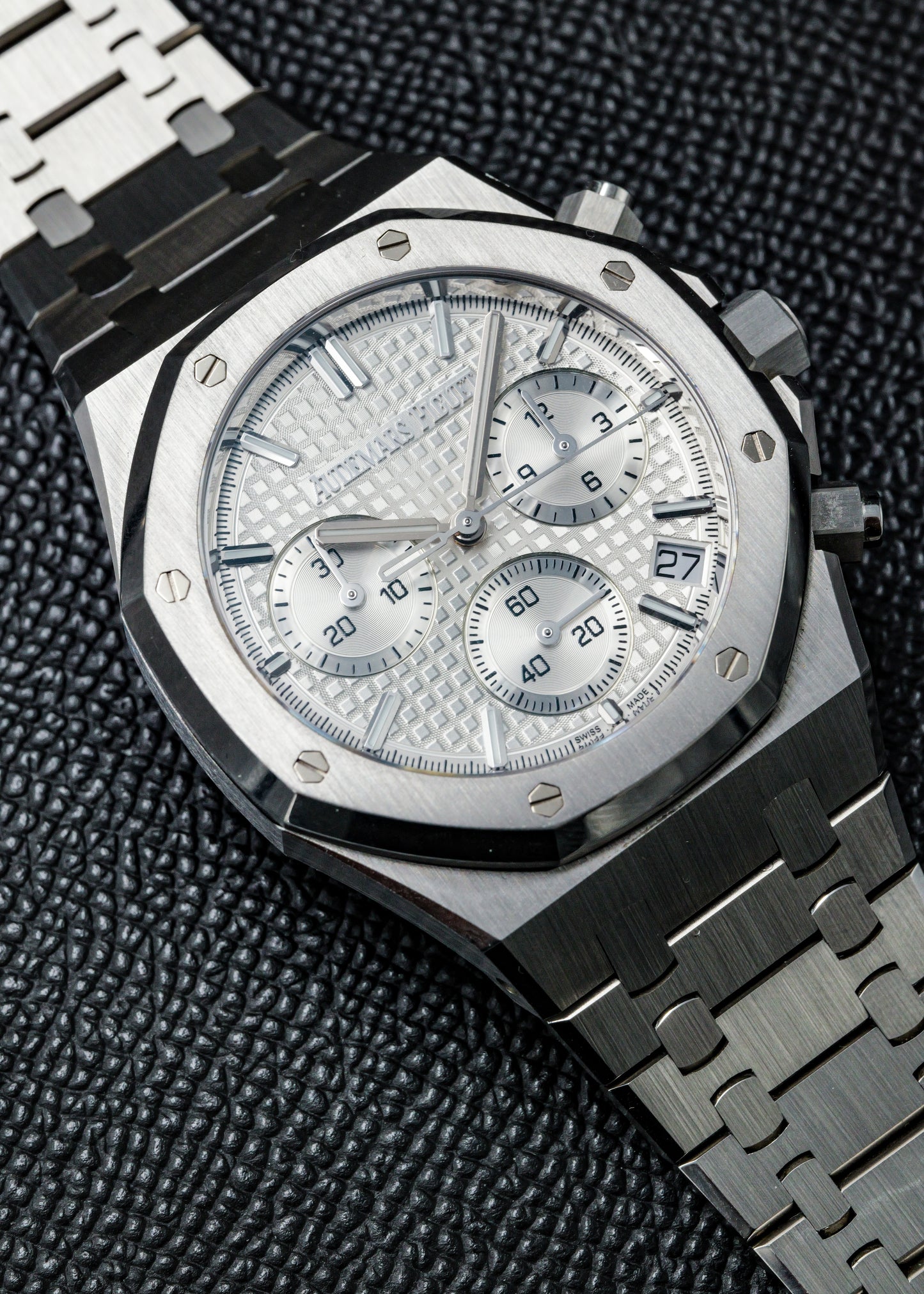 AP Royal Oak Flyback Chronograph 26240ST White Dial