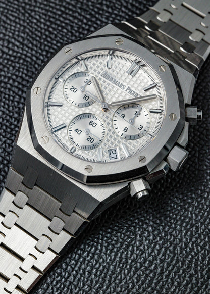 AP Royal Oak Flyback Chronograph 26240ST White Dial