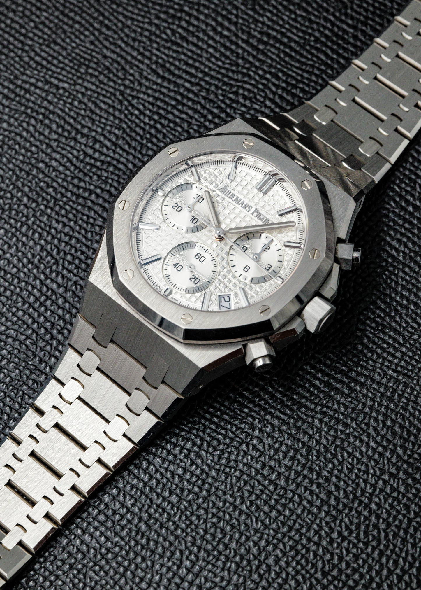 AP Royal Oak Flyback Chronograph 26240ST White Dial