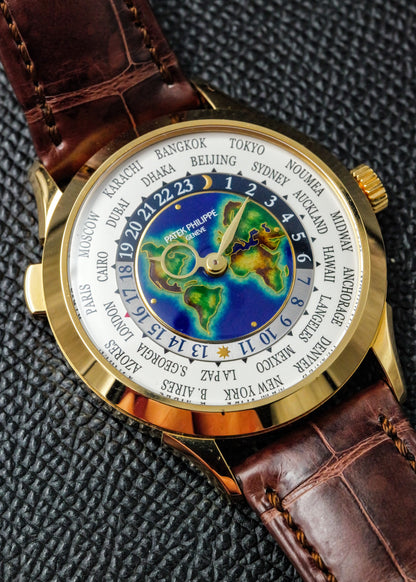 Patek Philippe World Time 5231J Rare Handcrafts Enamel Dial