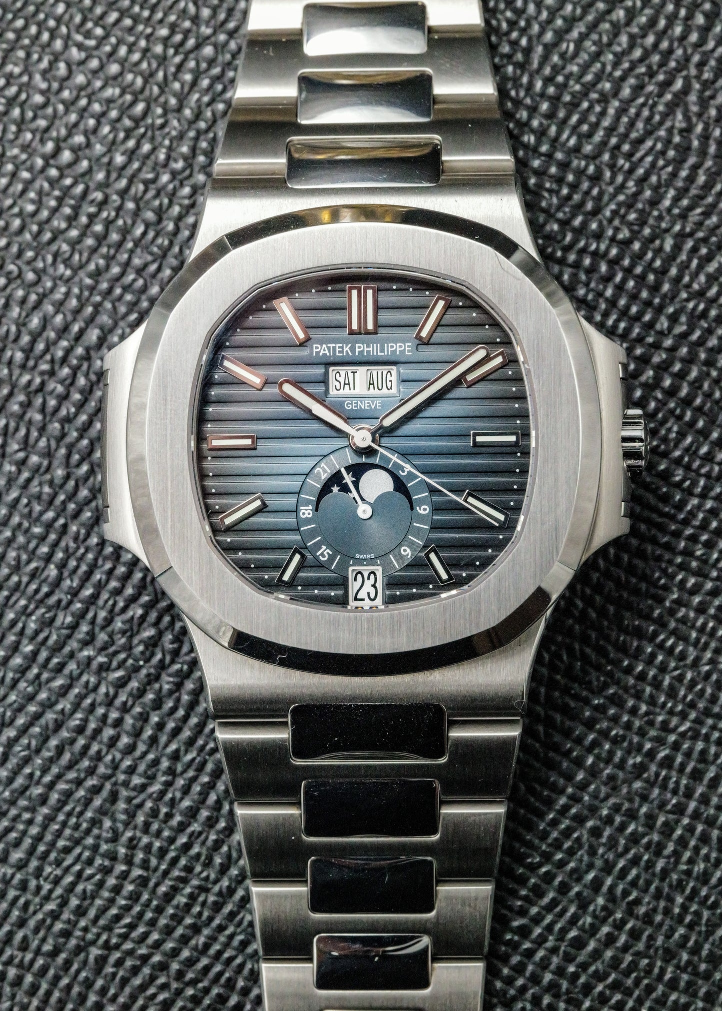 Patek Philippe Nautilus Annual Calendar 5726/1A Blue Dial New Buckle