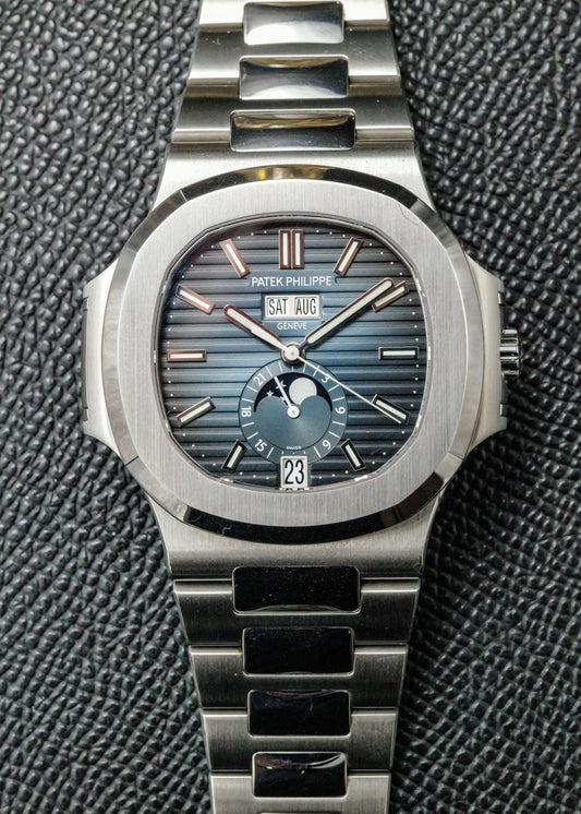 Patek Philippe Nautilus Annual Calendar 5726/1A Blue Dial New Buckle
