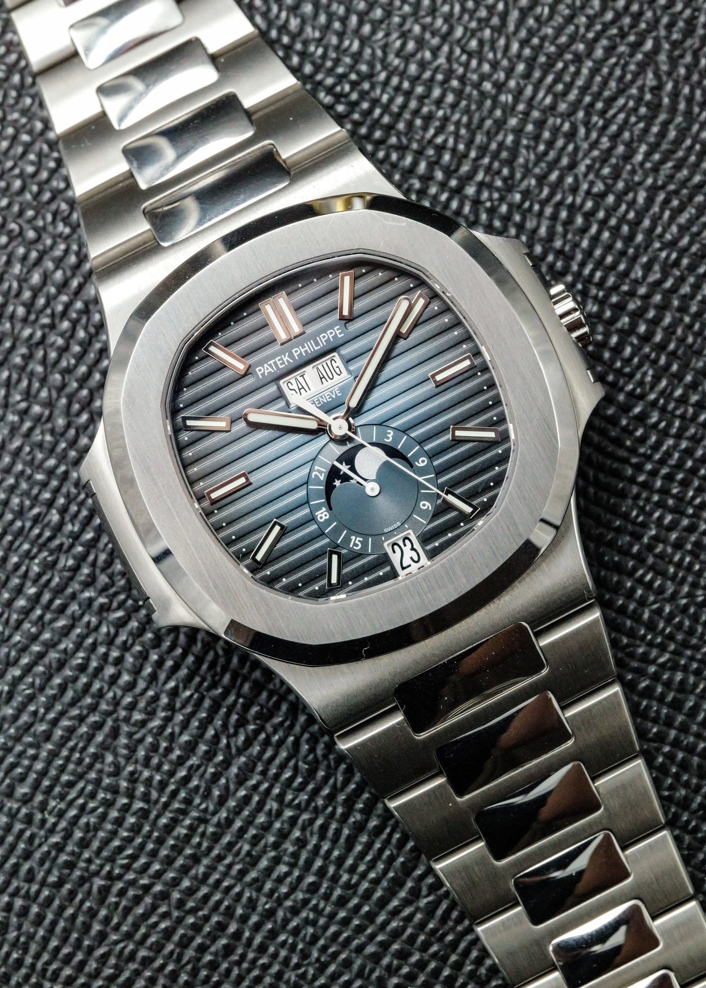 Patek Philippe Nautilus Annual Calendar 5726/1A Blue Dial New Buckle