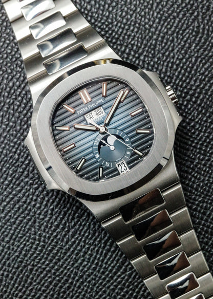 Patek Philippe Nautilus Annual Calendar 5726/1A Blue Dial New Buckle