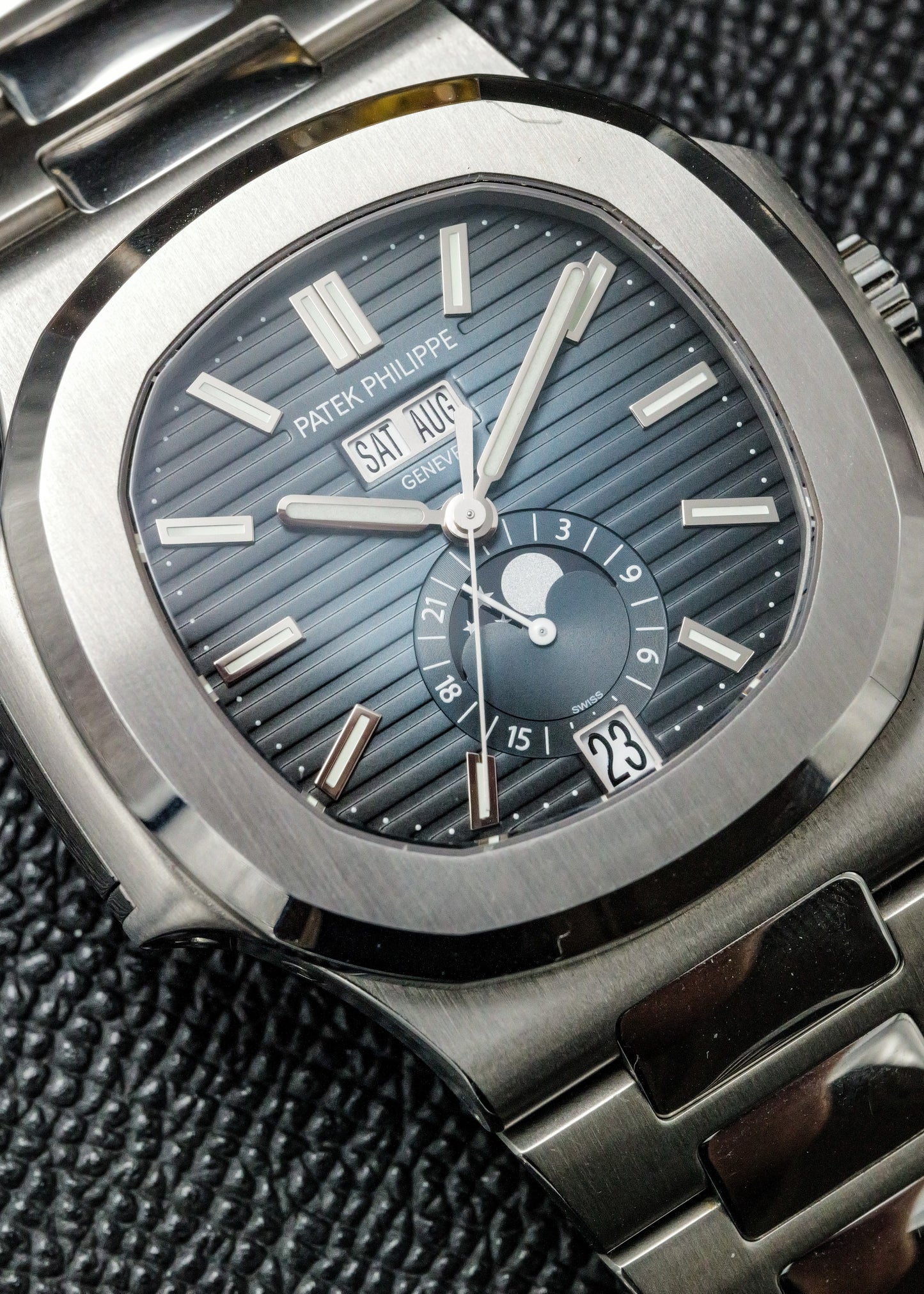 Patek Philippe Nautilus Annual Calendar 5726/1A Blue Dial New Buckle