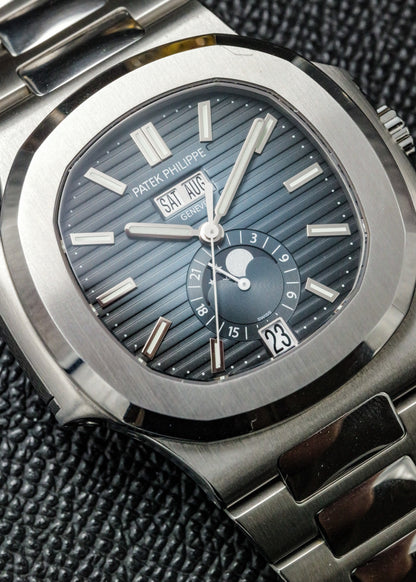Patek Philippe Nautilus Annual Calendar 5726/1A Blue Dial New Buckle