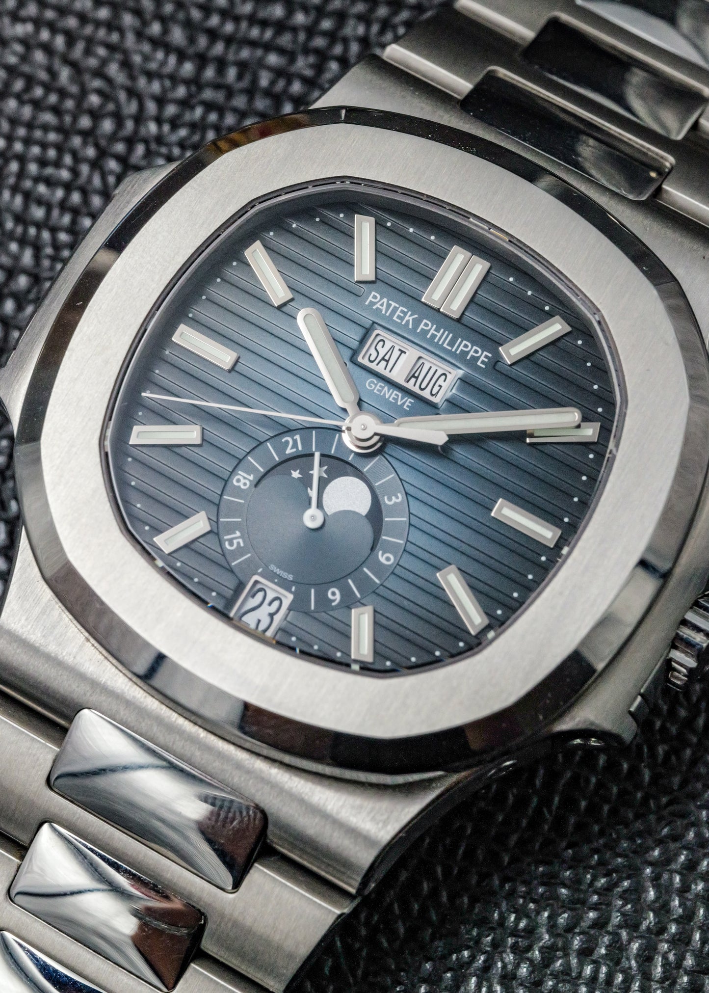 Patek Philippe Nautilus Annual Calendar 5726/1A Blue Dial New Buckle