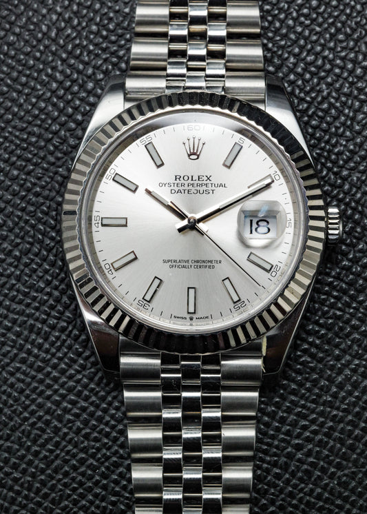 Rolex Datejust 41mm 126334 Silver Dial Jubilee