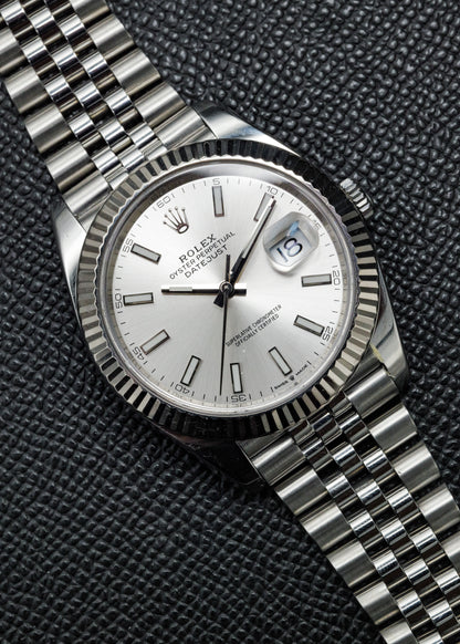 Rolex Datejust 41mm 126334 Silver Dial Jubilee