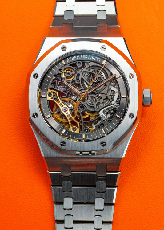 AP Royal Oak Double Balance Wheel Openworked 15407ST