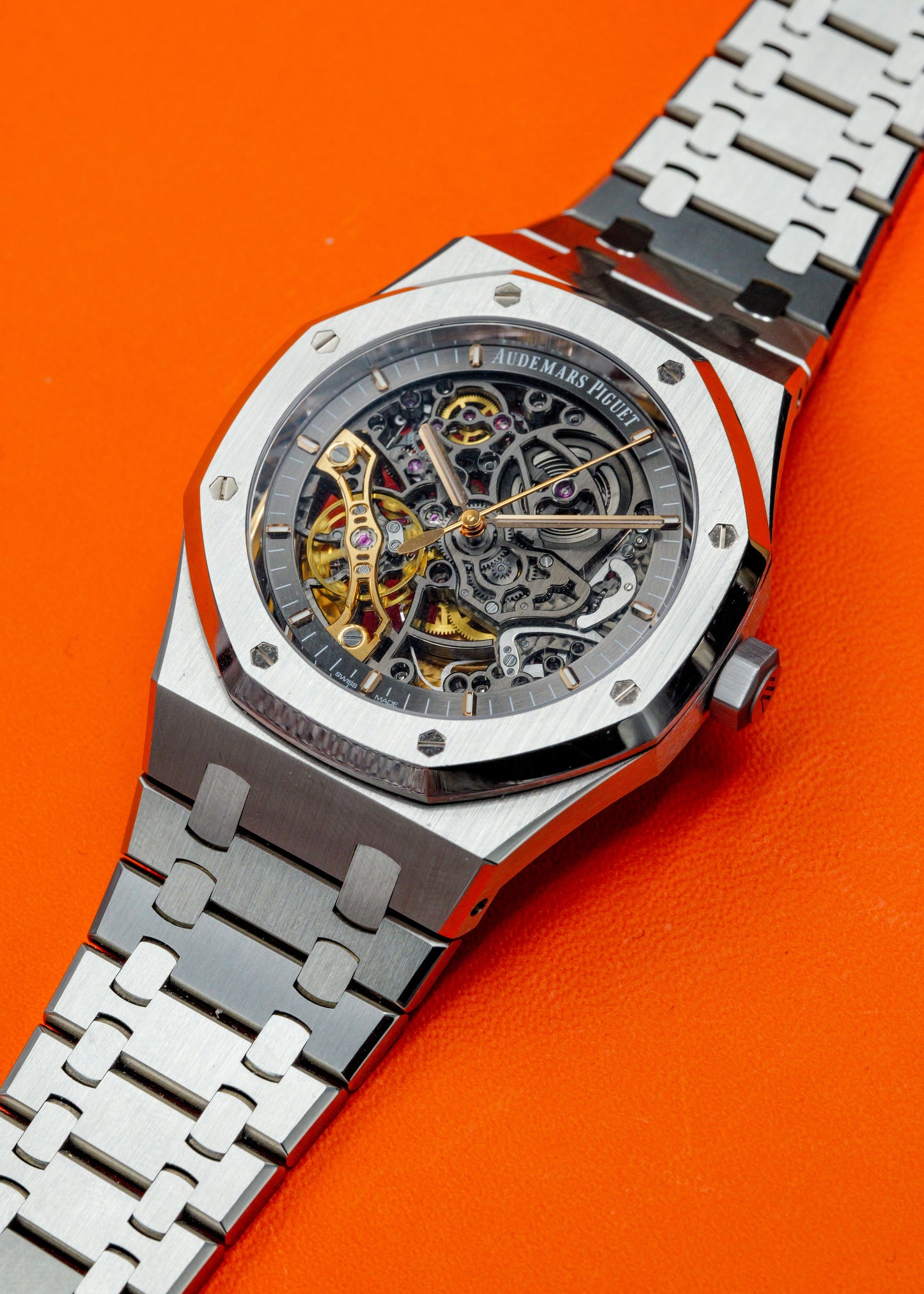 AP Royal Oak Double Balance Wheel Openworked 15407ST