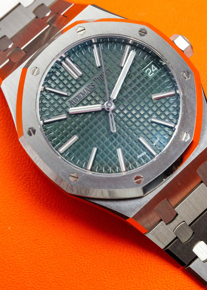 AP Royal Oak 15510ST Green Dial