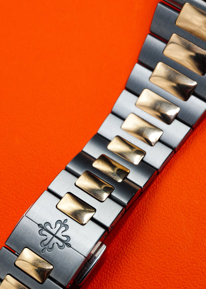 Patek Philippe Nautilus Chronograph 5980/1AR Two Tone Blue Dial