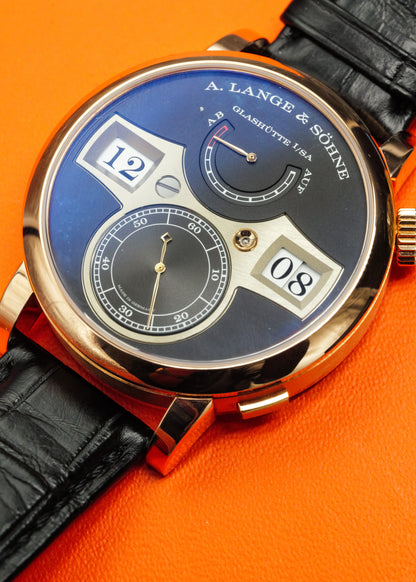 A. Lange & Sohne Zeitwerk 142.031 Rose Gold Upgraded Movement