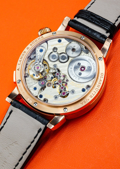 A. Lange & Sohne Zeitwerk 142.031 Rose Gold Upgraded Movement
