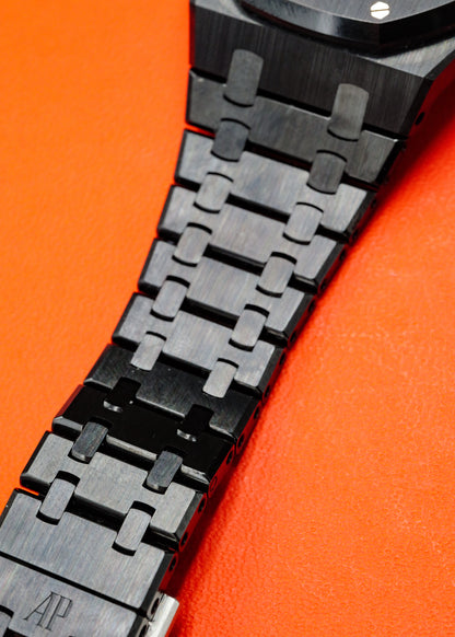 AP Royal Oak Openworked Double Balance Wheel 15416CE Black Ceramic Skeleton