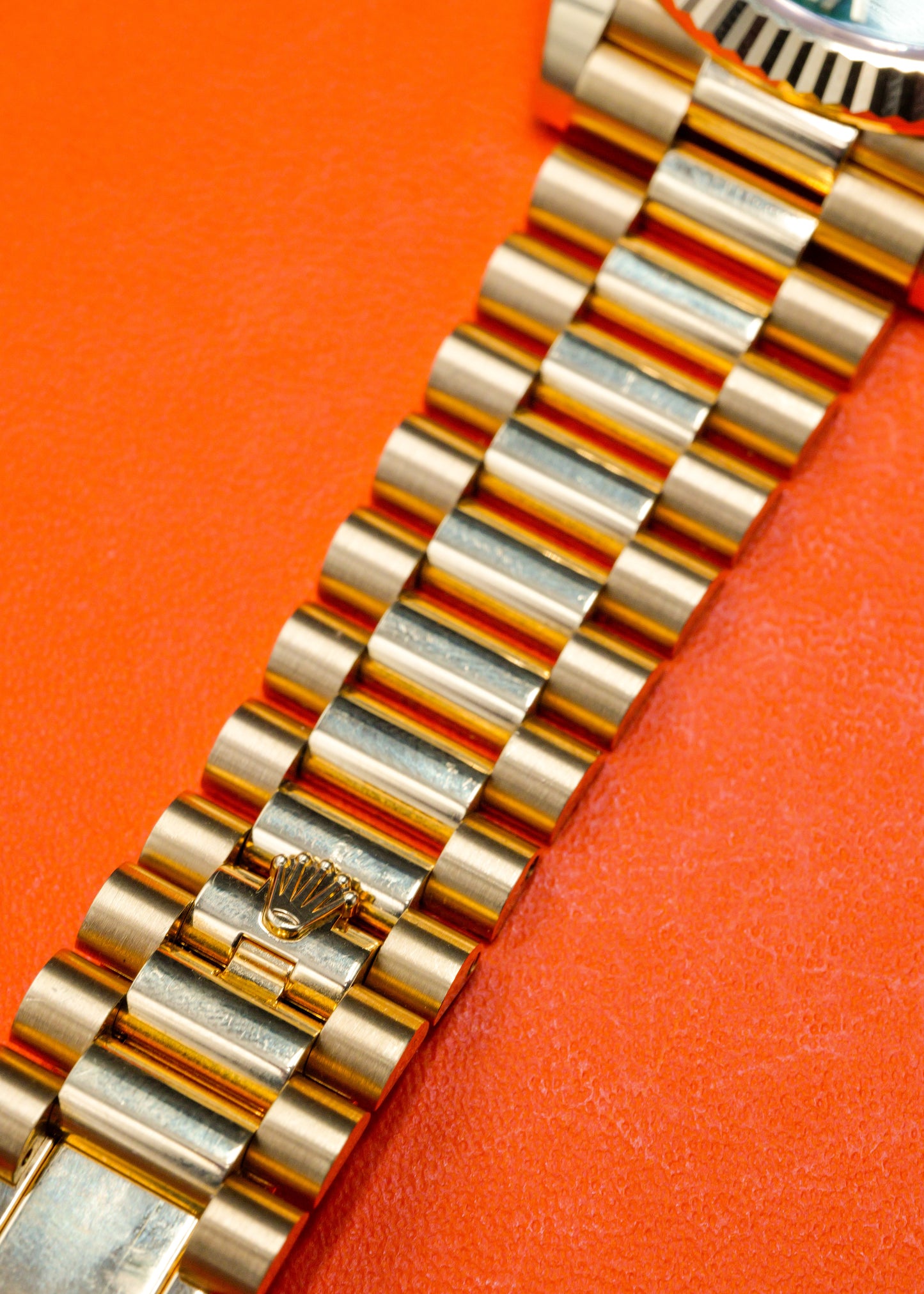 Rolex Day Date 40 228238  Yellow Gold Money Green Dial