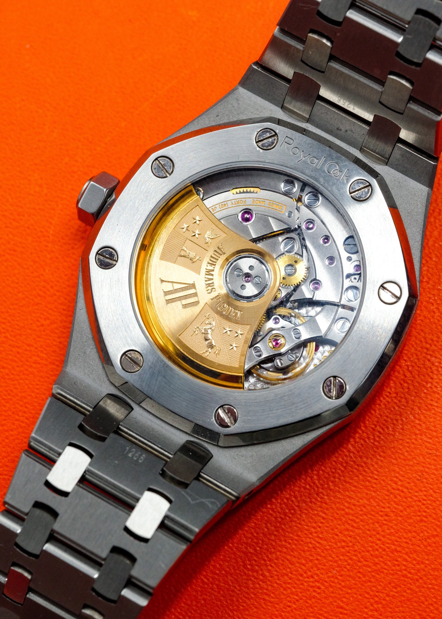 AP Royal Oak 37mm 15451ST Black Dial Diamond Bezel