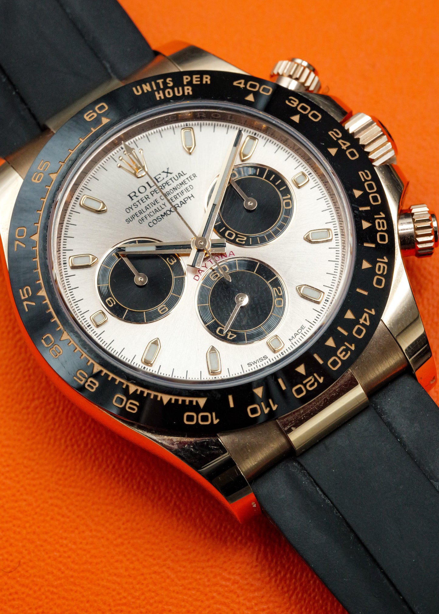 Rolex Daytona Oysterflex Rose Gold 116515LN Sundust Dial