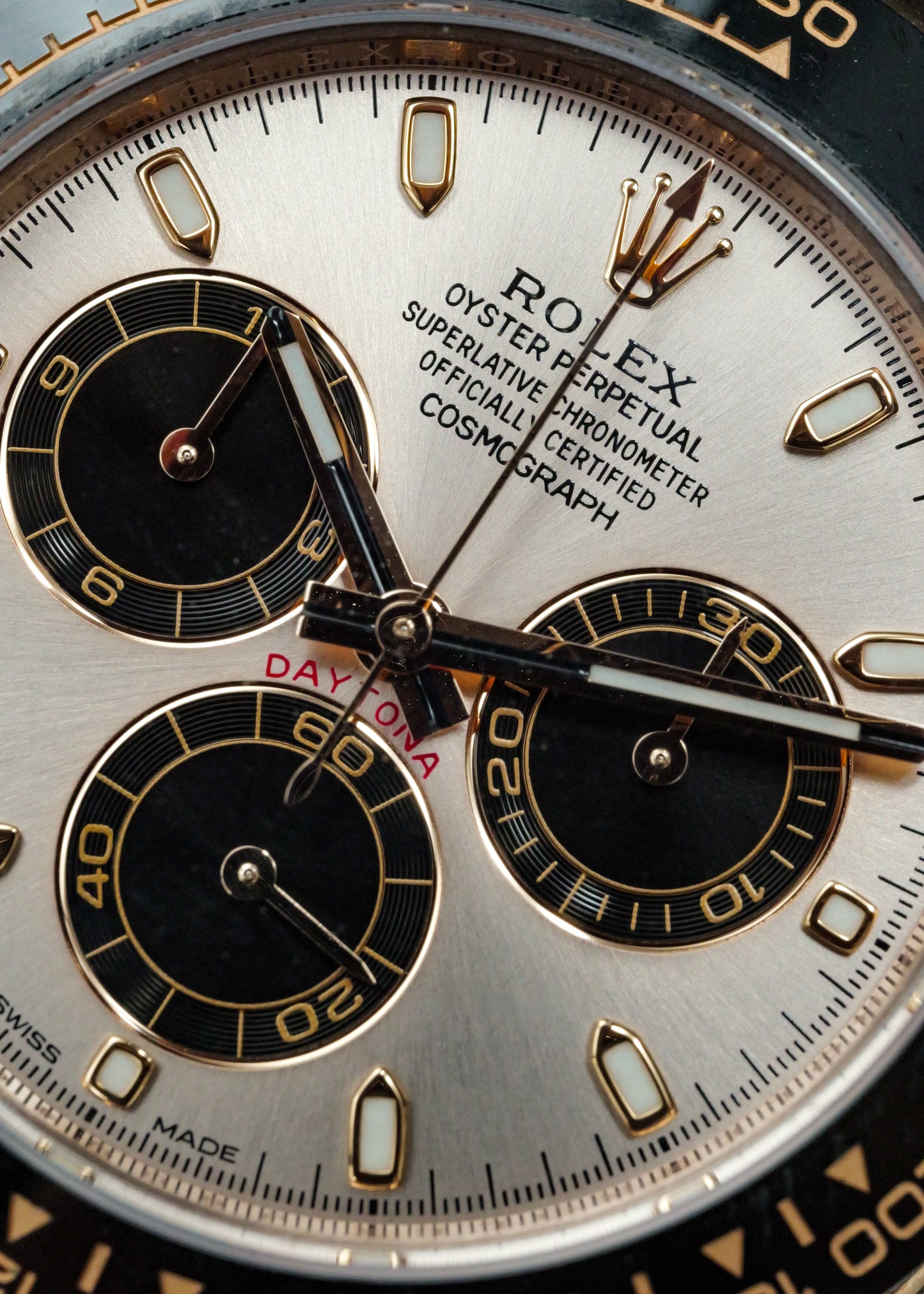 Rolex Daytona Oysterflex Rose Gold 116515LN Sundust Dial