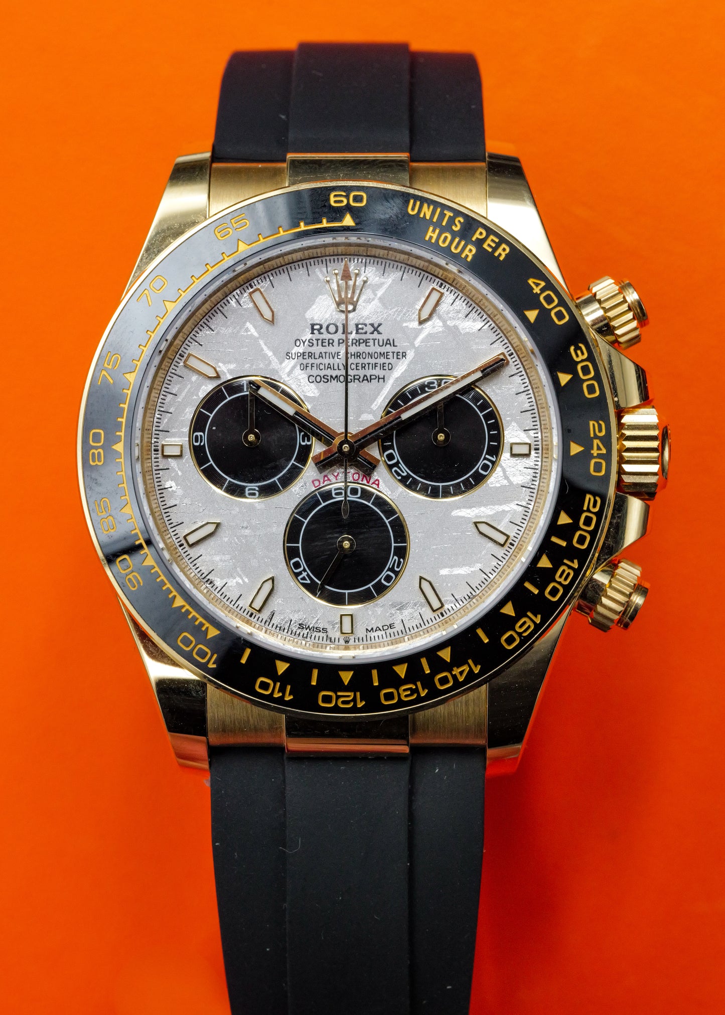Rolex Daytona Oysterflex Yellow Gold 126518LN Meteorite Dial