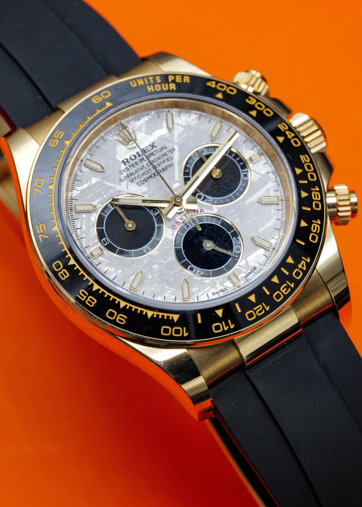 Rolex Daytona Oysterflex Yellow Gold 126518LN Meteorite Dial